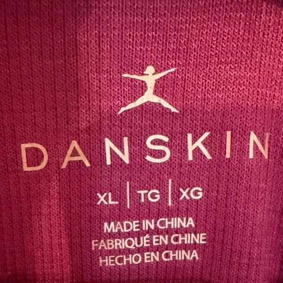 Danskin Tank Top Burgundy NWT XL - Picture 2 of 5